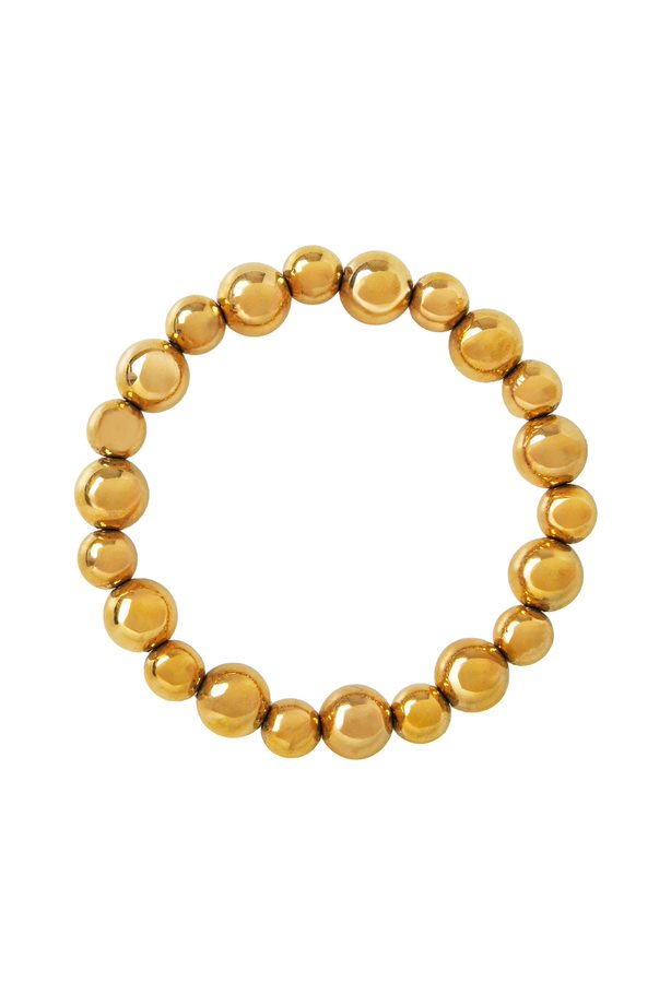 Bracelet with gold balls