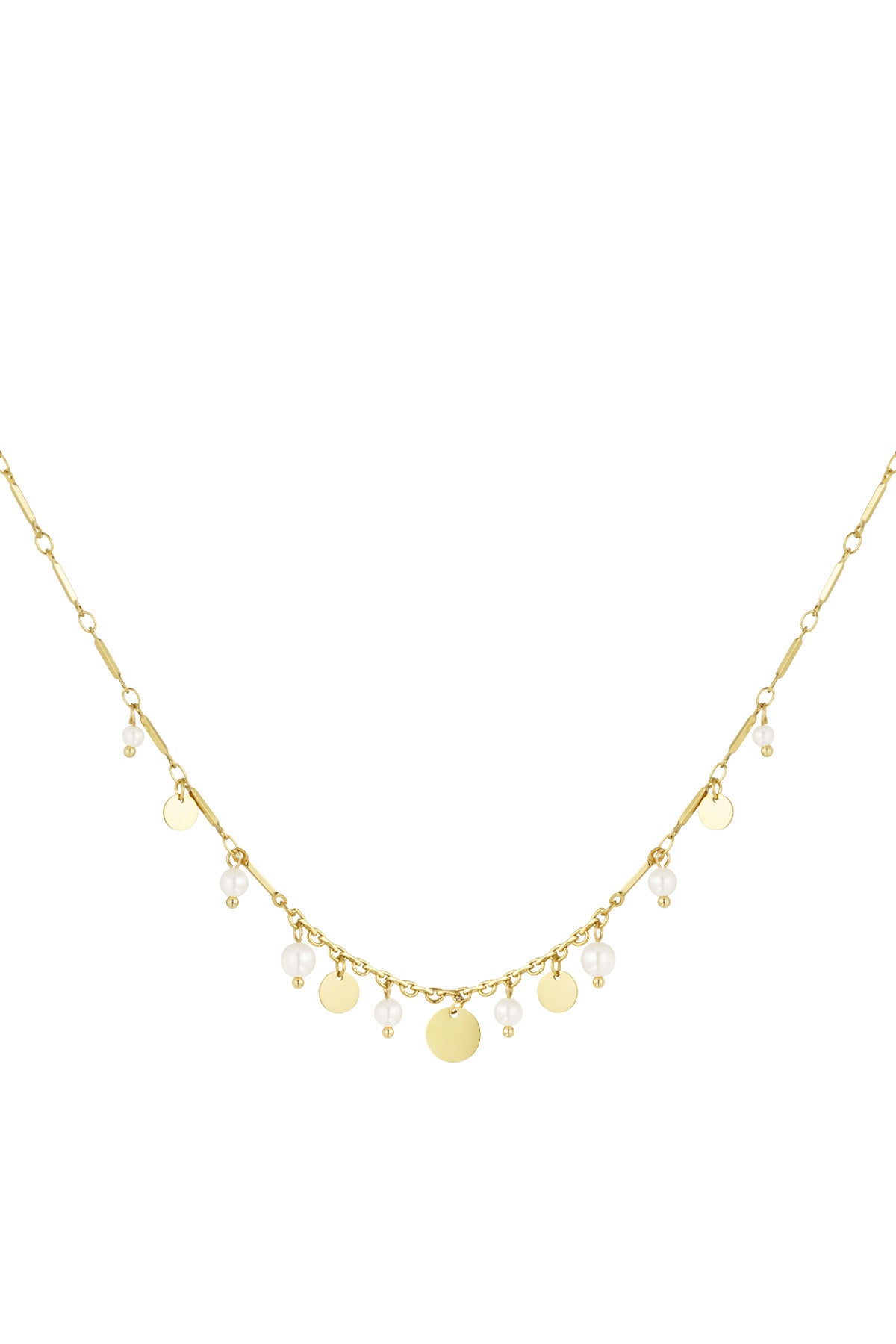 Coined elegance necklace - gold
