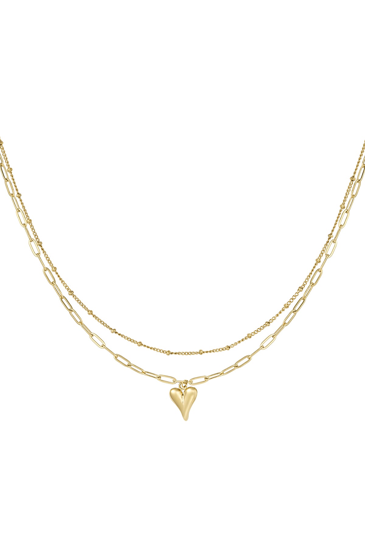 Loving layers necklace - Gold color