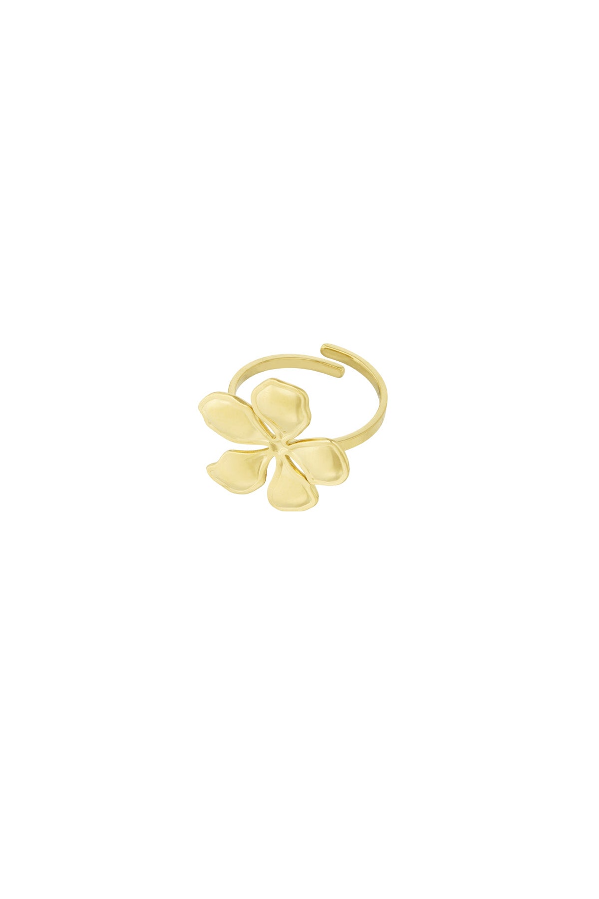 Ring glitz flower - Gold color