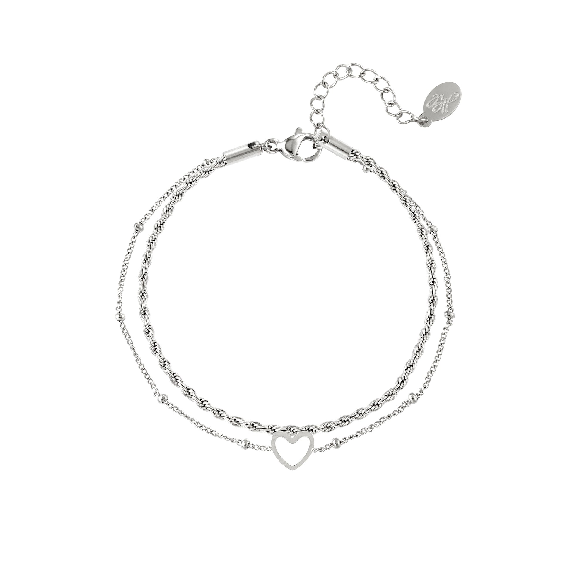 Armband Open Heart