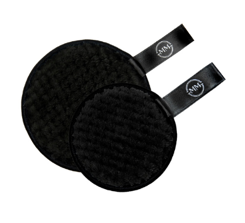 Wipe off face pad duo - Grey/Pink/Black