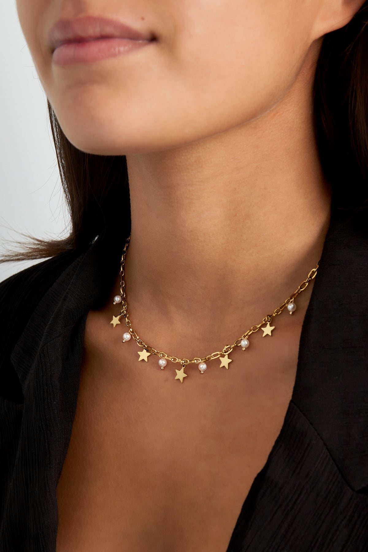 Starry night necklace - gold