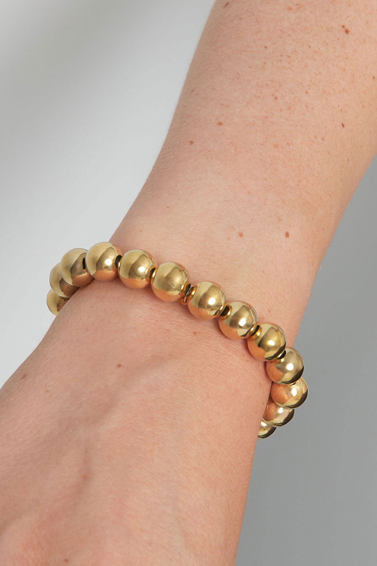 Bracelet medium bold type - gold