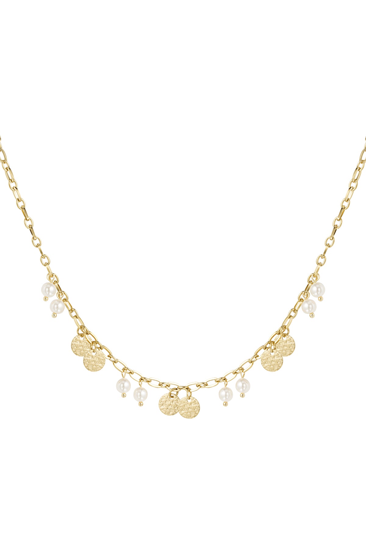 Lucky pearls necklace - gold