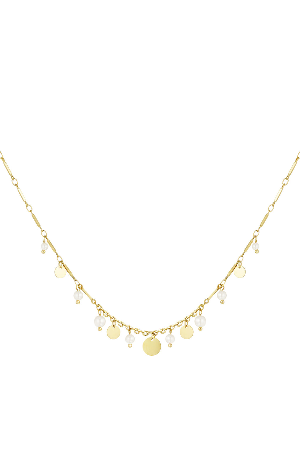 Coined elegance necklace - gold