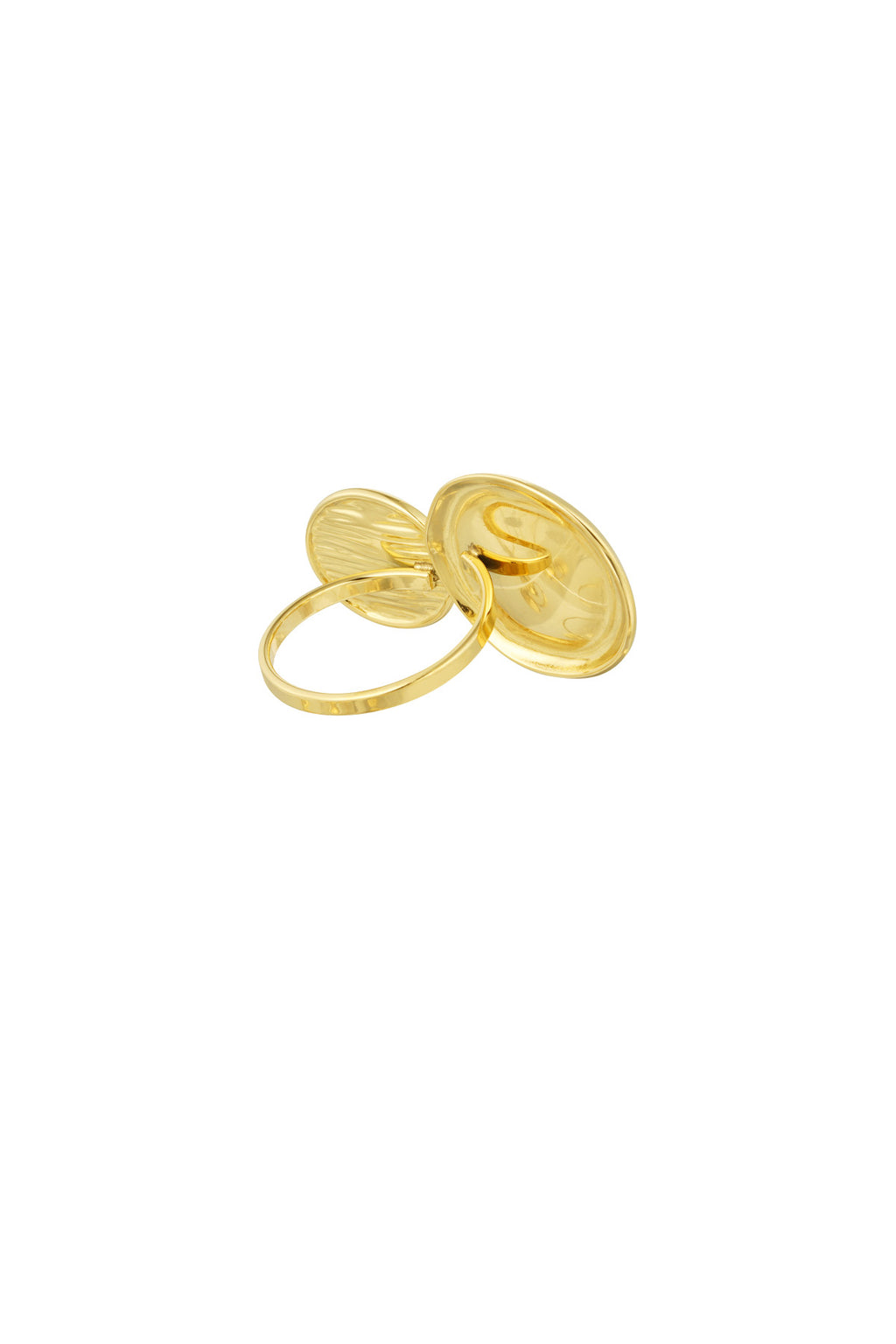 Ring circles large - Gold color