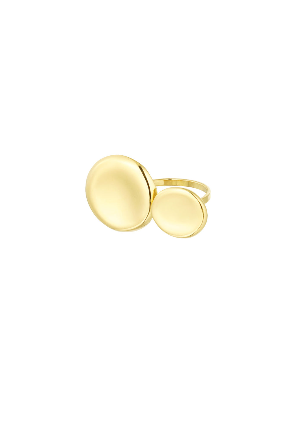 Ring circles large - Gold color