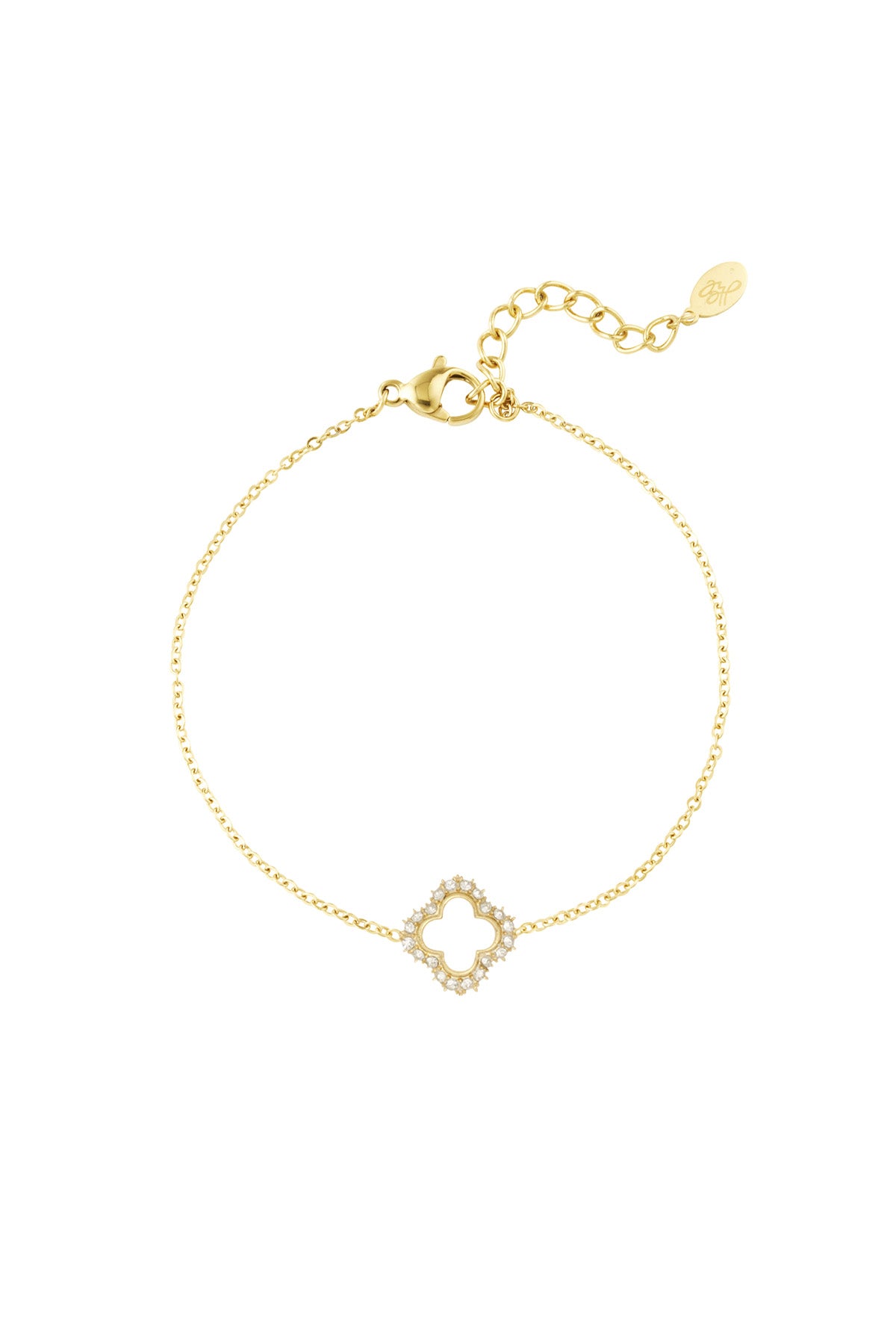 Lucky diamond bracelet - gold