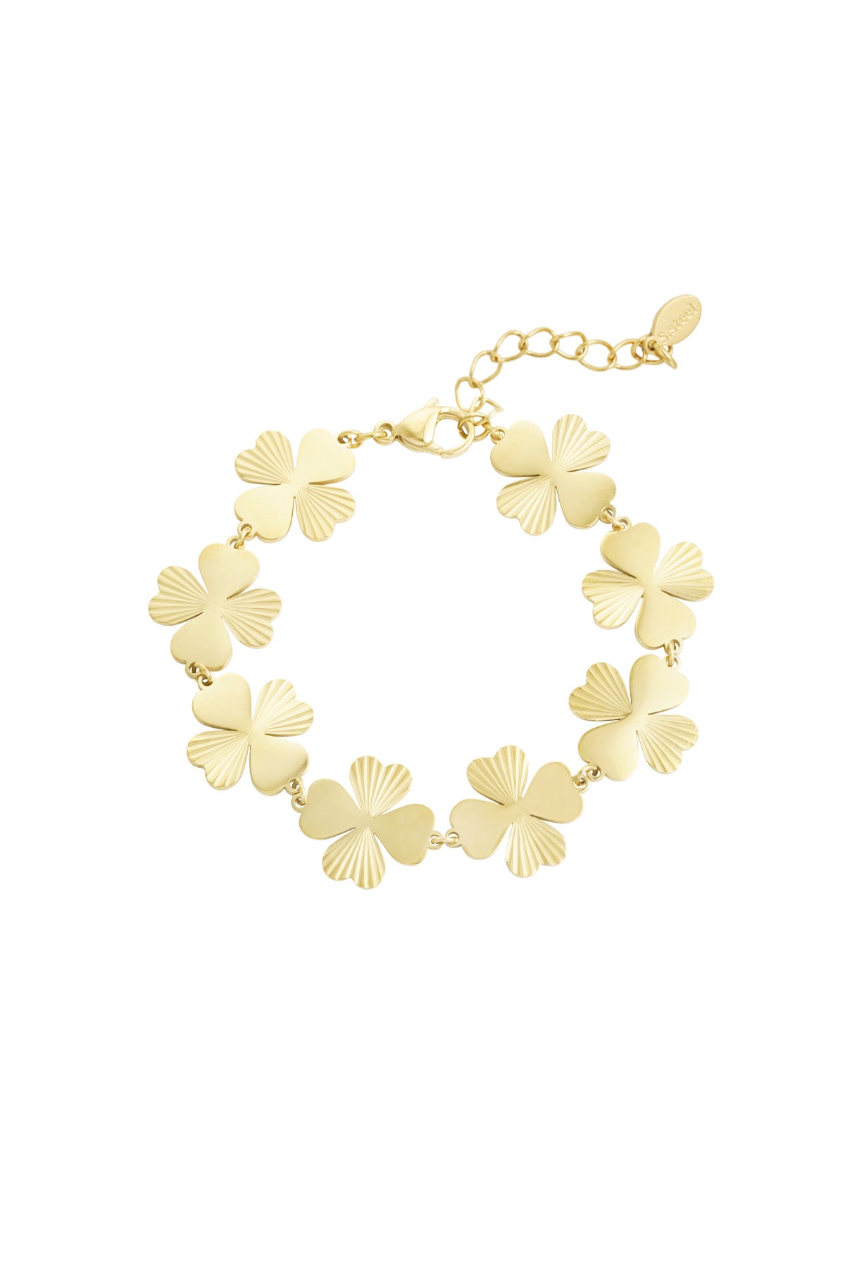 Bold blooms bracelet - gold