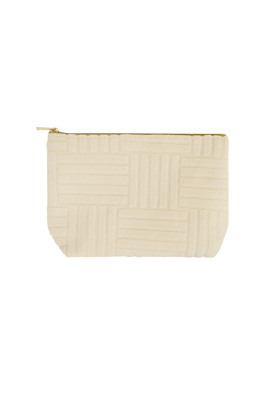 Make up bag / clutch - Beige