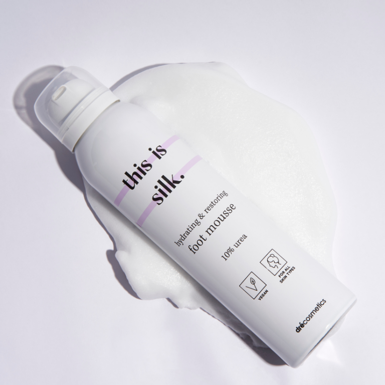 FOOT MOUSSE "this is silk."