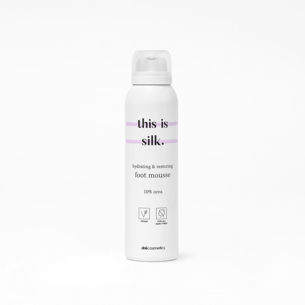 FOOT MOUSSE "this is silk."