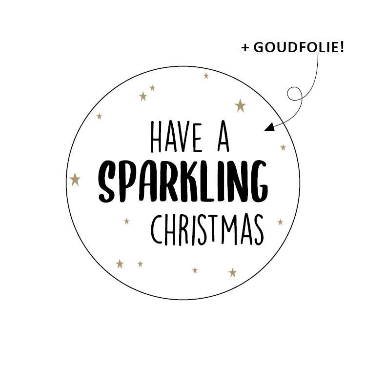 Sticker - Have a sparkling christmas - per 10
