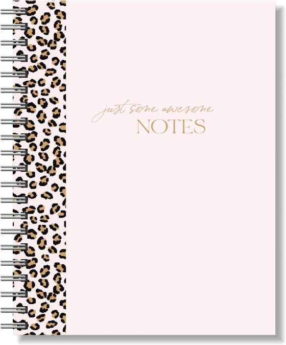 Notebook A5 Softcover | Pink Leopard