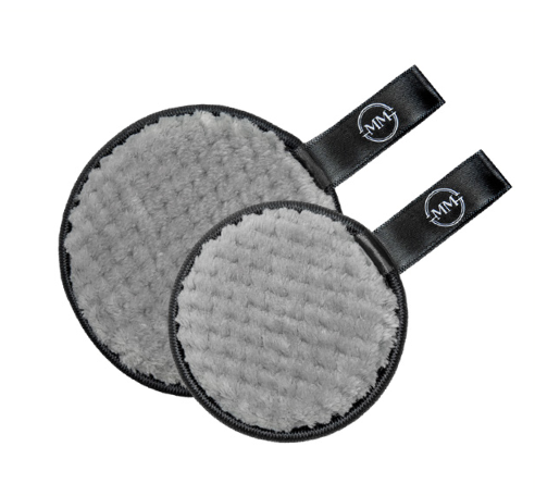 Wipe off face pad duo - Grey/Pink/Black