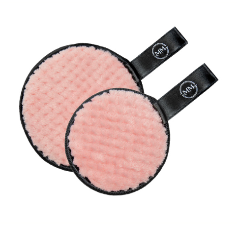 Wipe off face pad duo - Grey/Pink/Black